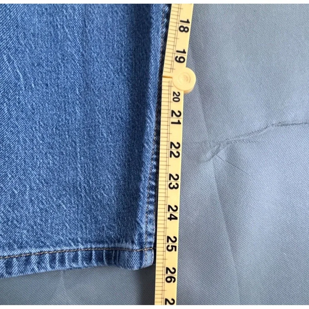 Levi's  502 Jeans Men 34x30 Medium Blue Stretch‎  5-Pockets Zip Fly Outdoor